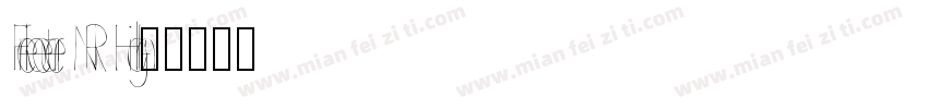 Freibeuter NR High字体转换